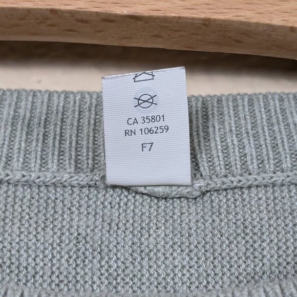 Lululemon Cashlu Knit Pullover Sweater in Heathered Green Fern sz 6 Minimalist - Picture 9 of 9